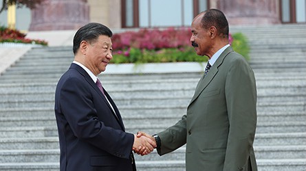 習近平同厄立特里亞總統伊薩亞斯舉行會談